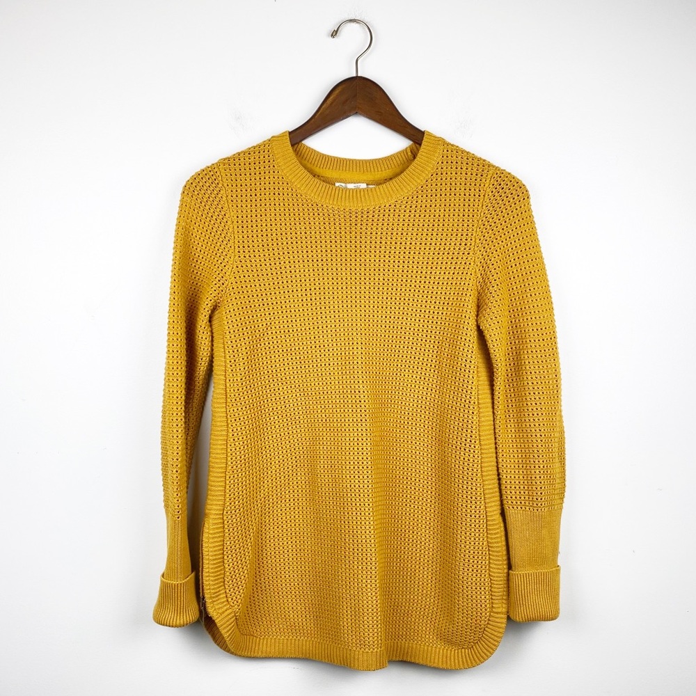 Dakini Sweater Waffle Knit Mustard